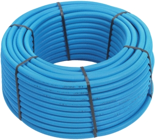HENCO ALUPEX BUIS+MANTEL 26X3MM 50M blauw